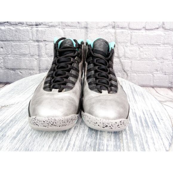 Air Jordan 10 Retro 30th "Lady Liberty" Dust/Metallic Gold-Black-Retro Men 9 - Picture 4 of 14